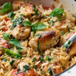 One Pot Chicken Orzo