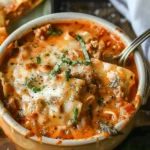 Easy Creamy Lasagna Soup