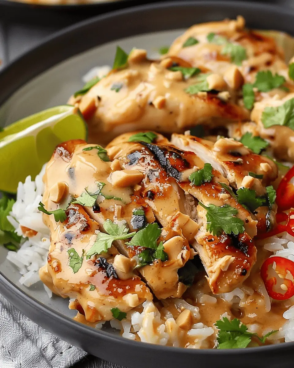 Irresistible Thai Peanut Chicken Ready in 30 Minutes or Less