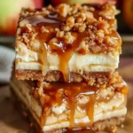 Caramel Apple Cheesecake Bars