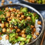 Garlic Broccoli Stir Fry With Chickpeas | Flavorful Recipe