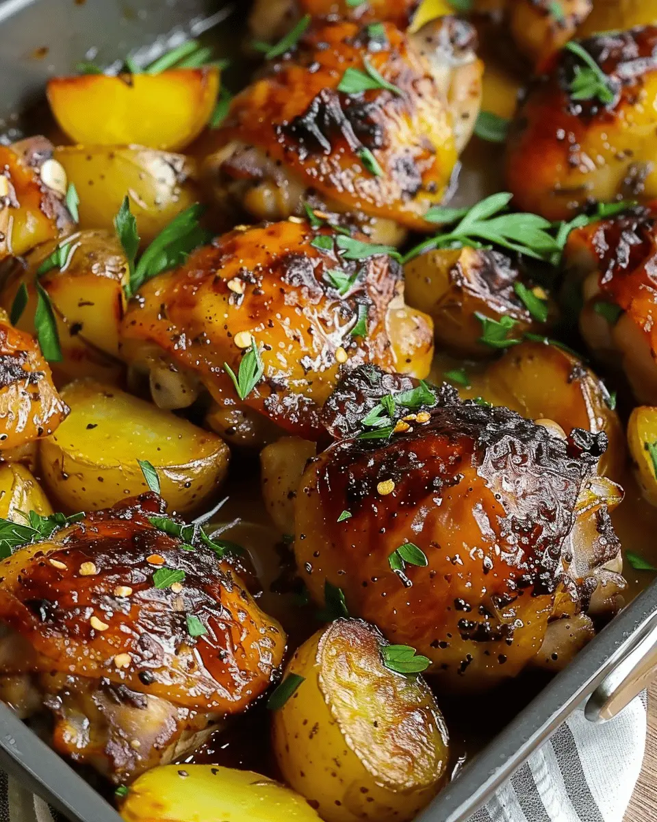 Chicken Thighs and Potatoes: Easy One-Pan Dinner Delight