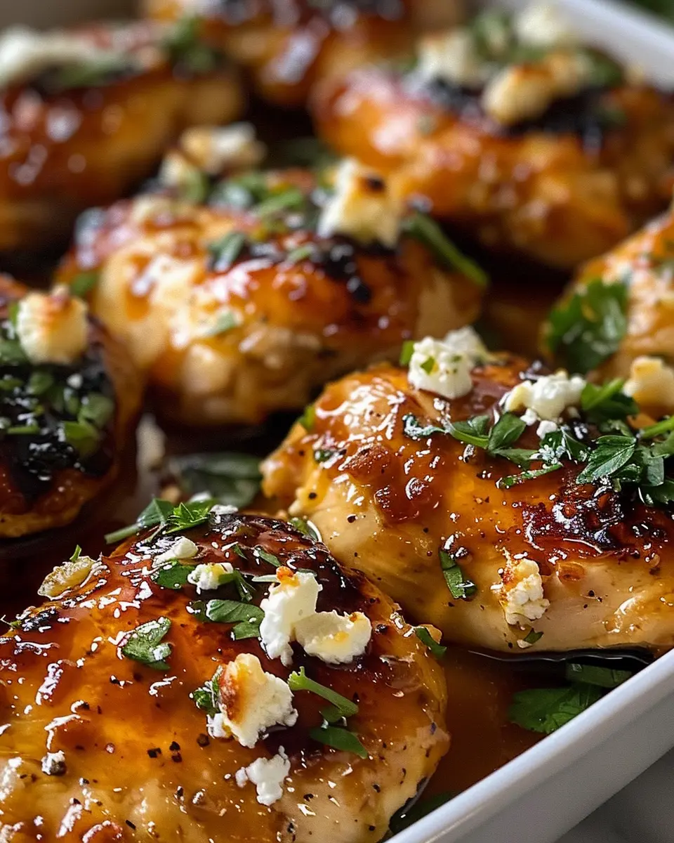 Hot Honey Feta Chicken: A Juicy Twist on Classic Comfort Food