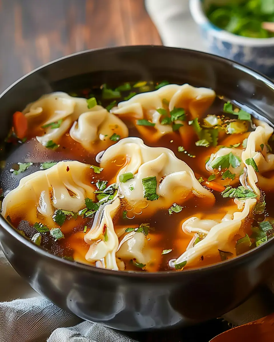 Comforting Potsticker Soup: A Cozy, Flavorful Hug in a Bowl