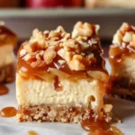 Caramel Apple Cheesecake Bars