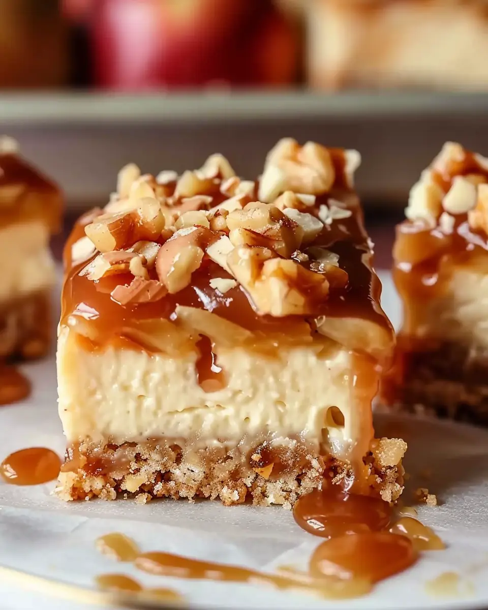 Caramel Apple Cheesecake Bars: The Best Indulgent Treat at Home