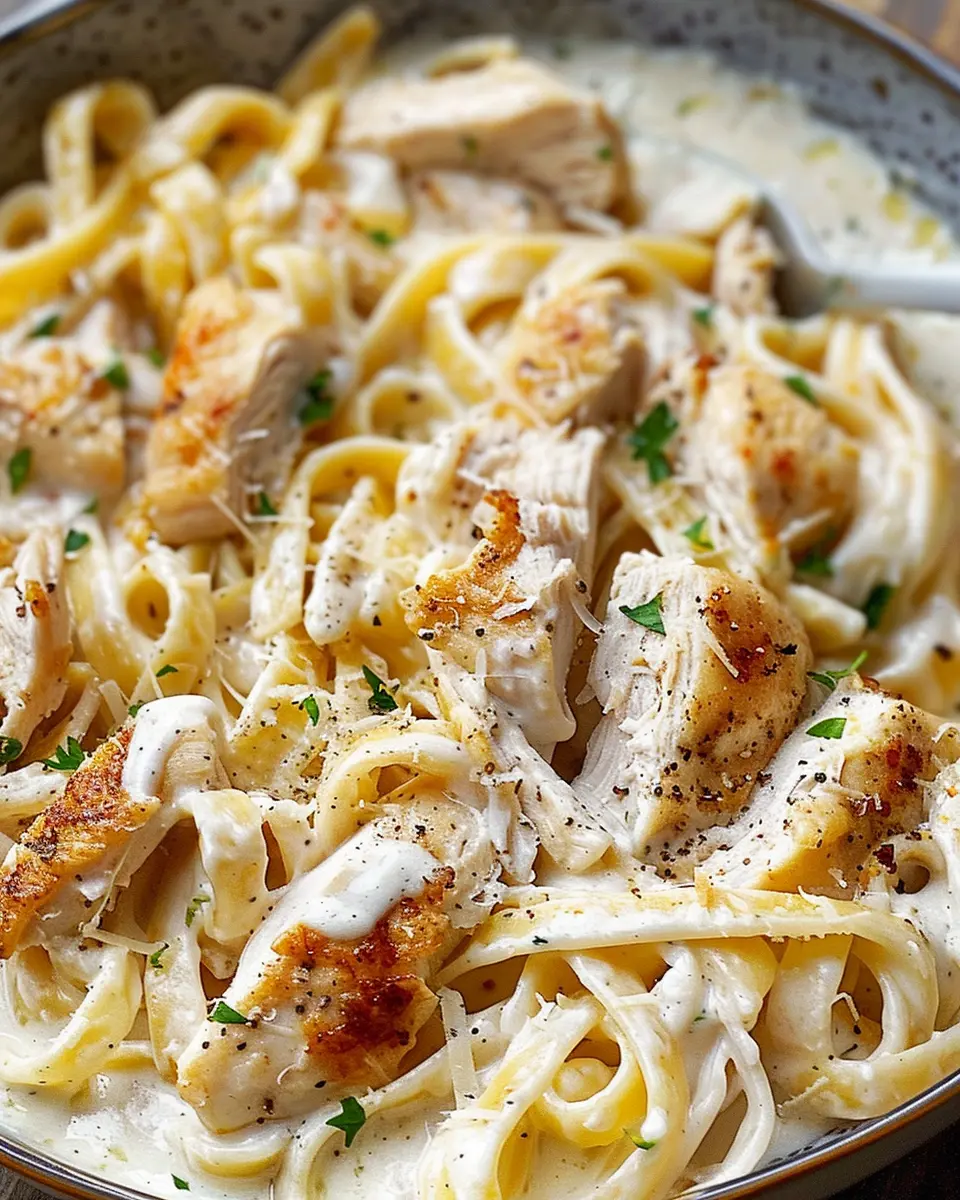 Chicken Fettuccine Alfredo