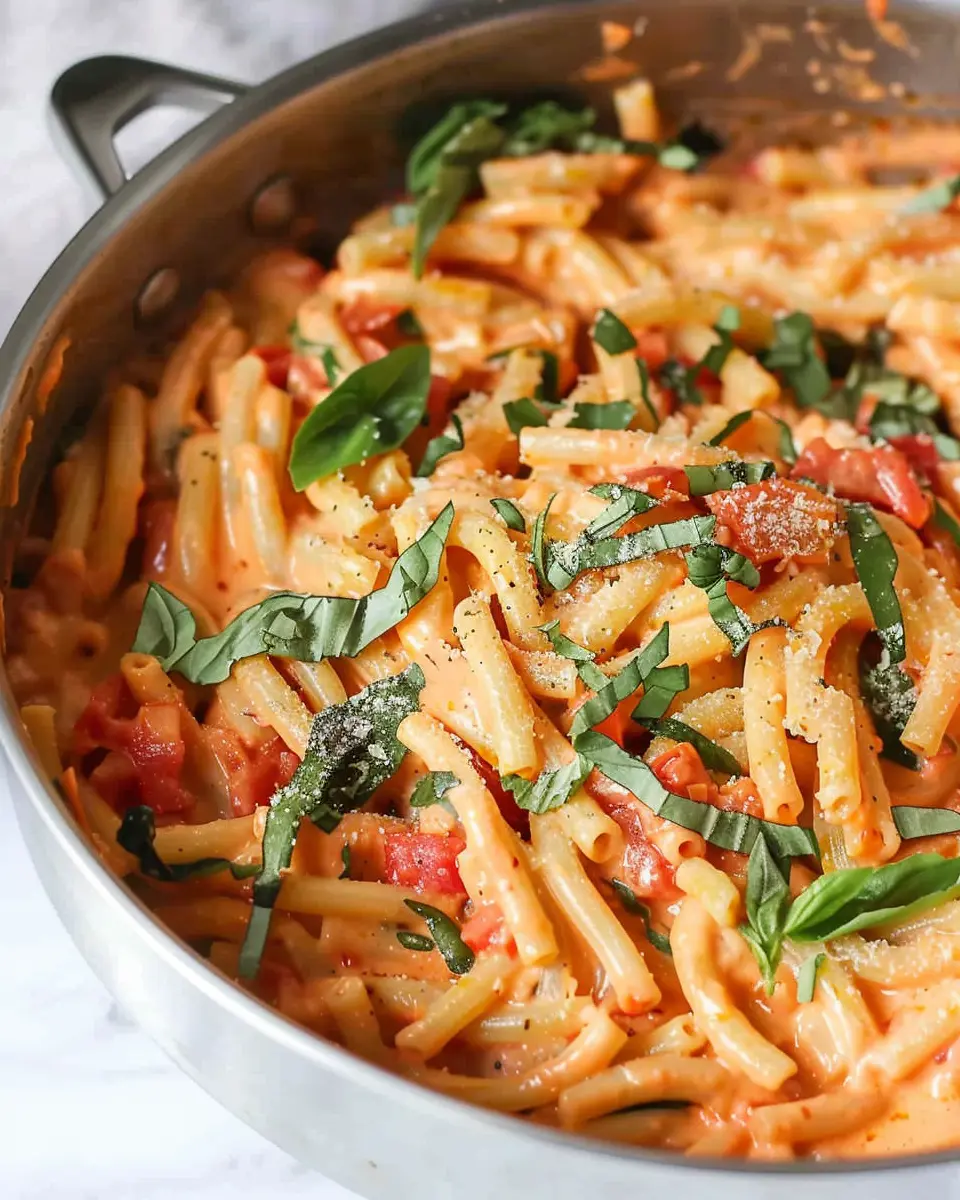 Easy One Pot Creamy Tomato Pasta